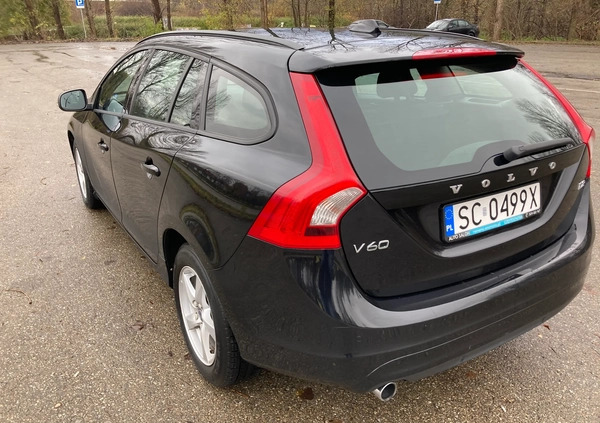 Volvo V60 cena 43900 przebieg: 236277, rok produkcji 2015 z Częstochowa małe 154